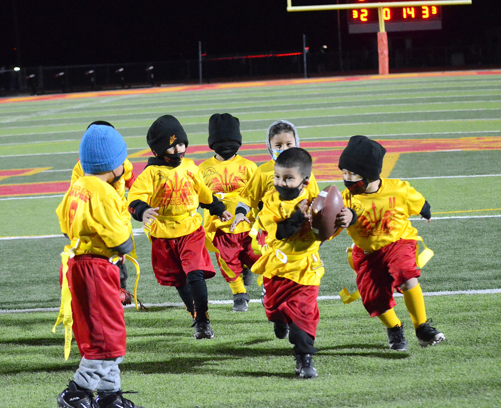 Tiny Tots Take the Field